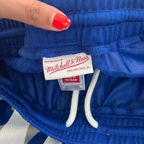 Mitchell & Ness Jumbotron 2.0 Sublimated Dodgers Shorts Mens Blue sz Large - Picture 4 of 8
